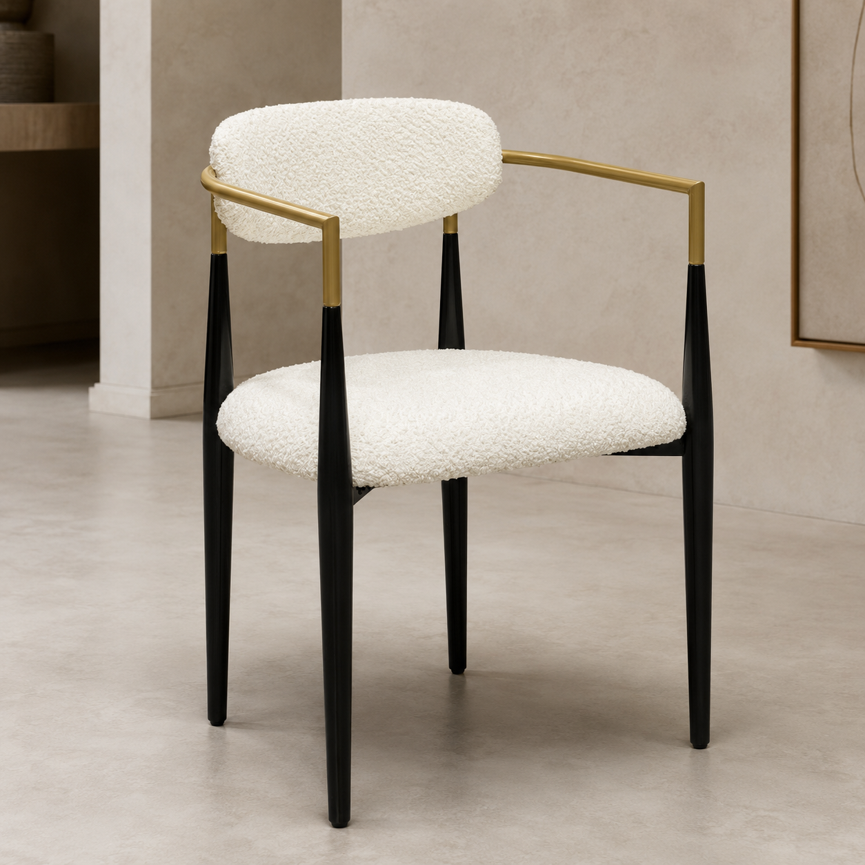 Jenson White Dining Chair, 2 Per Box, Priced Each