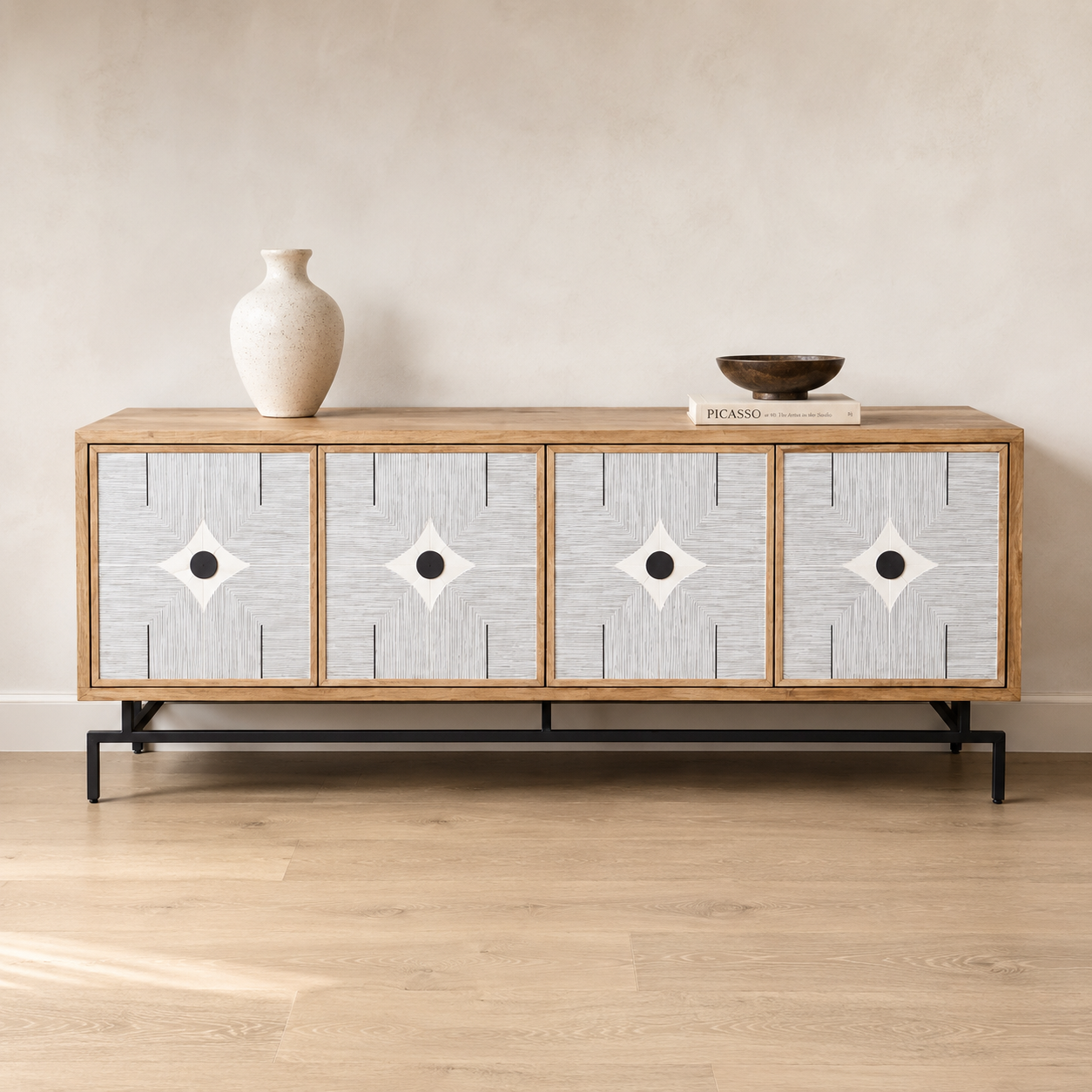 Everett Four Door Cabinet