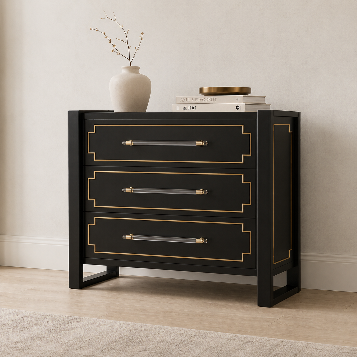 Lowery Three Drawer Cabinet