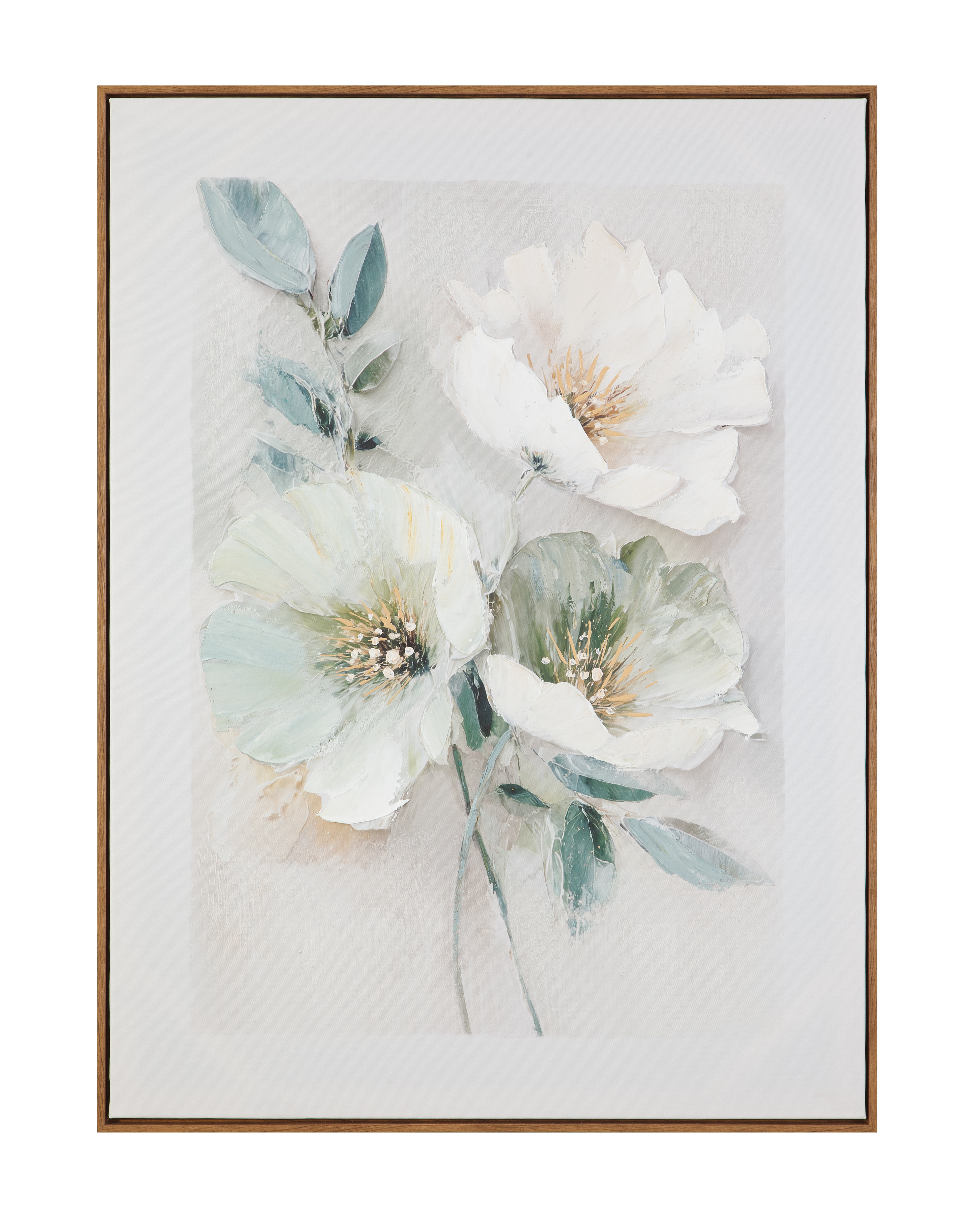 Floral Harmony II Framed Canvas
