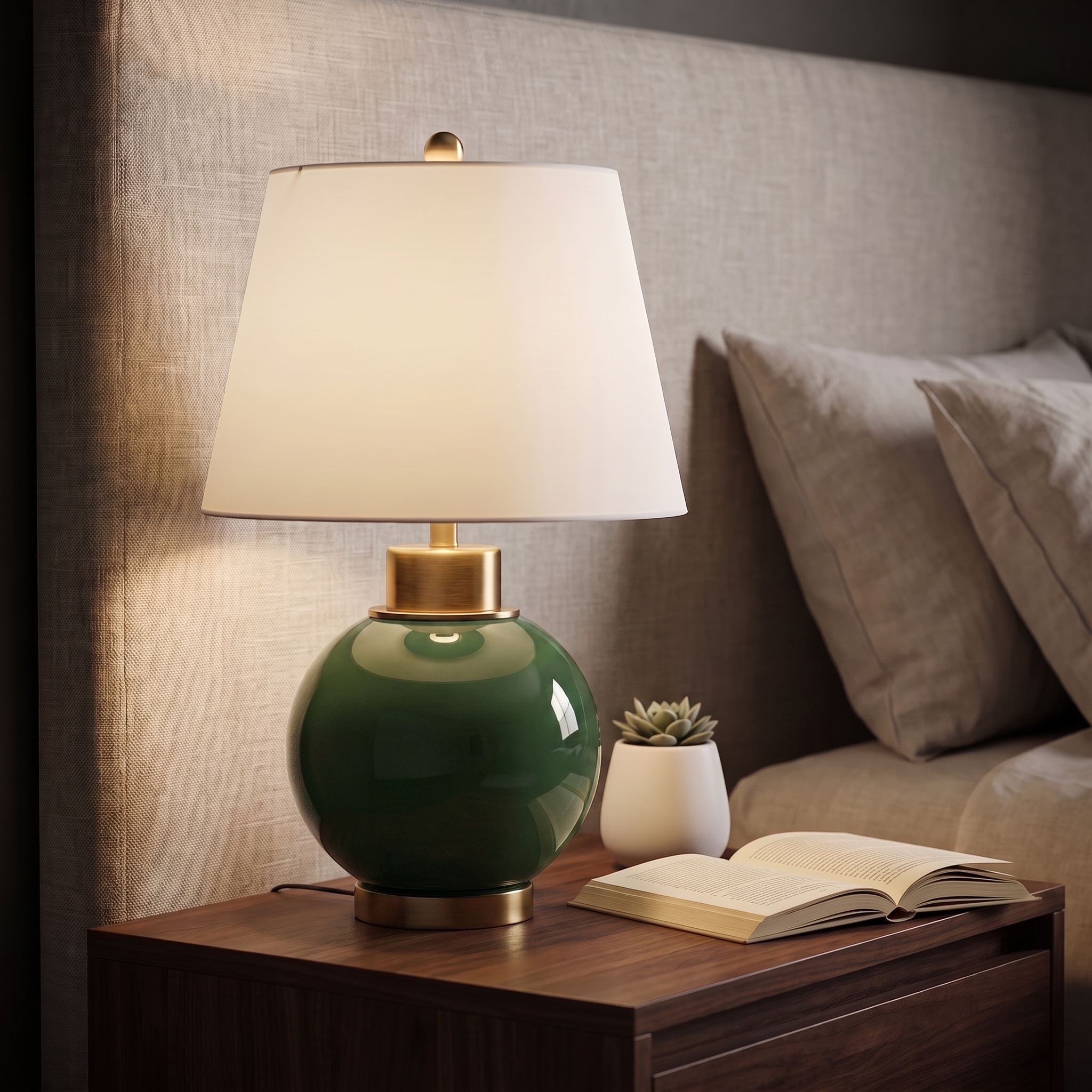 Green Table Lamp