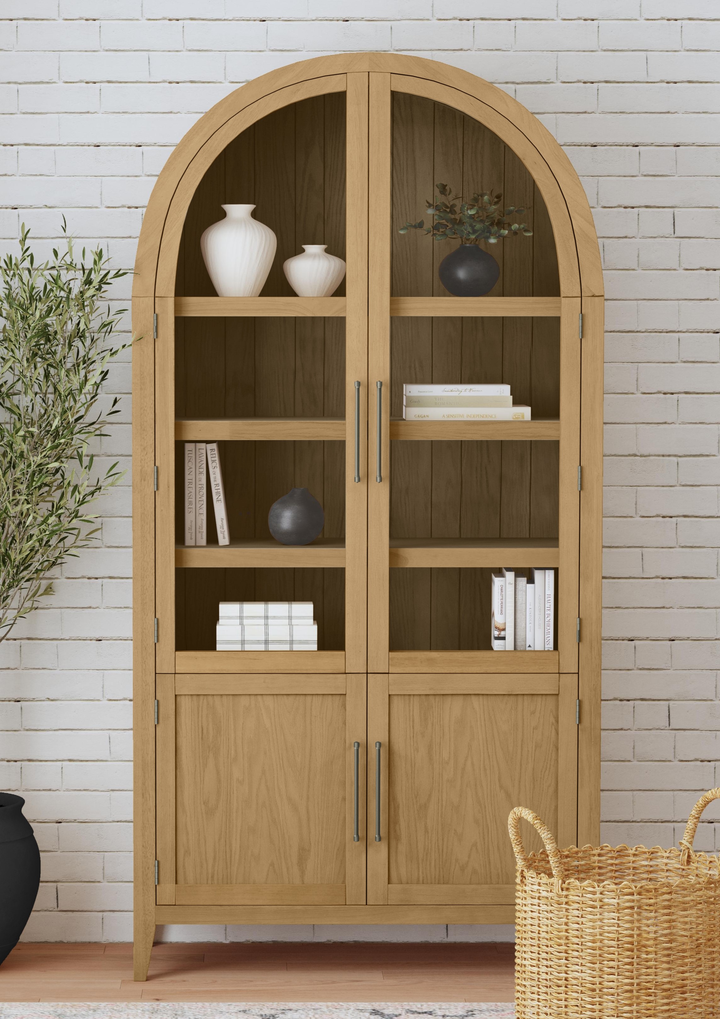 Fynn Blonde Display Cabinet