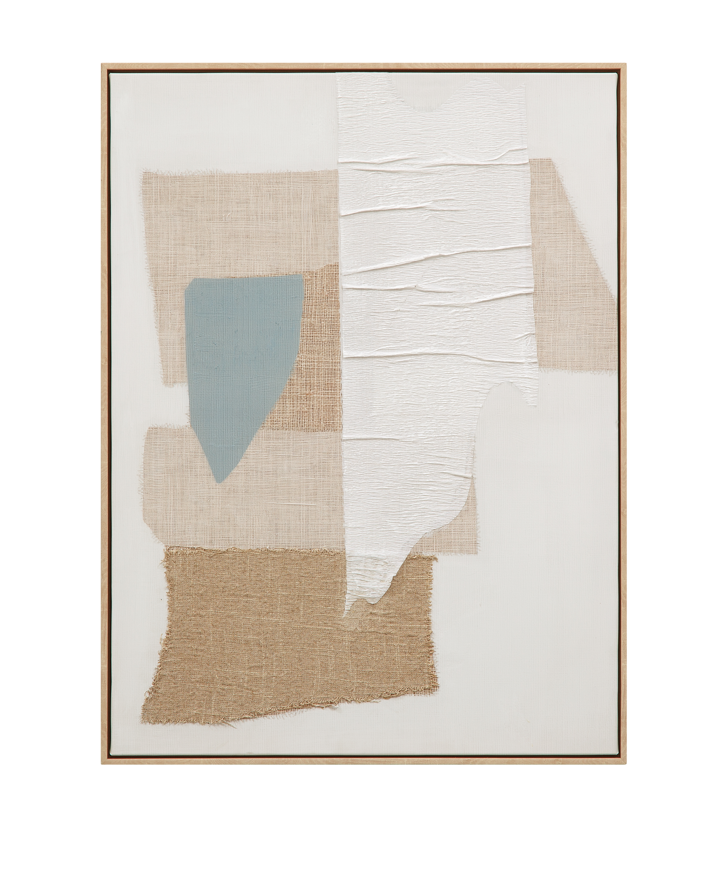 Soft Geometry Framed Canvas