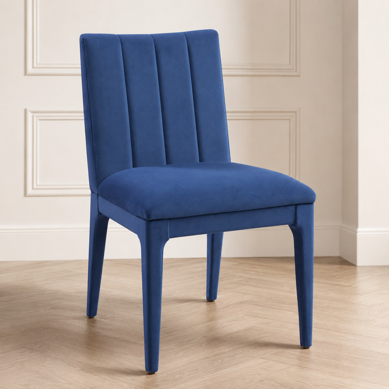 Brianne Navy Dining Chair, 2 Per Box, Priced Each