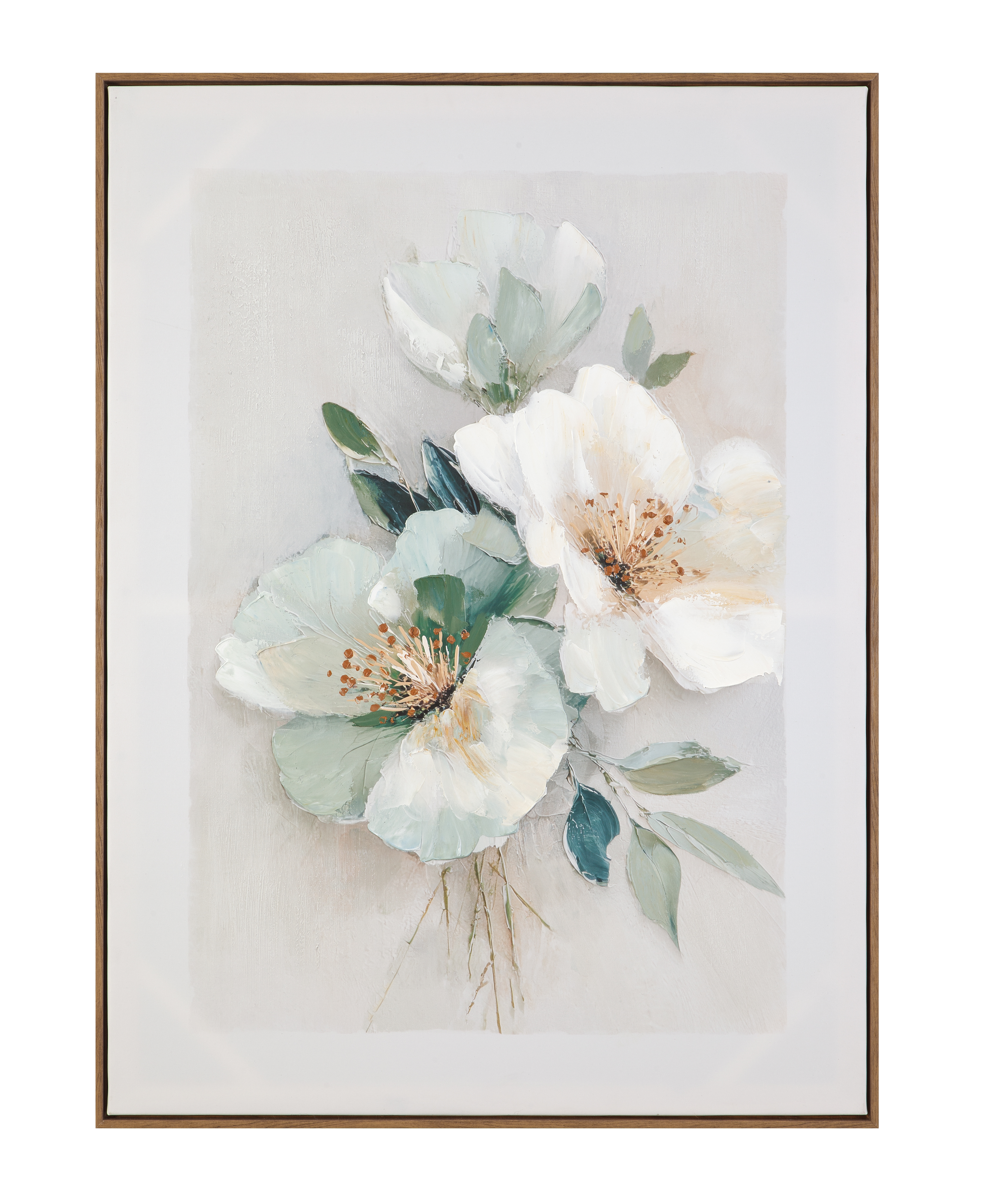 Floral Harmony III Framed Canvas