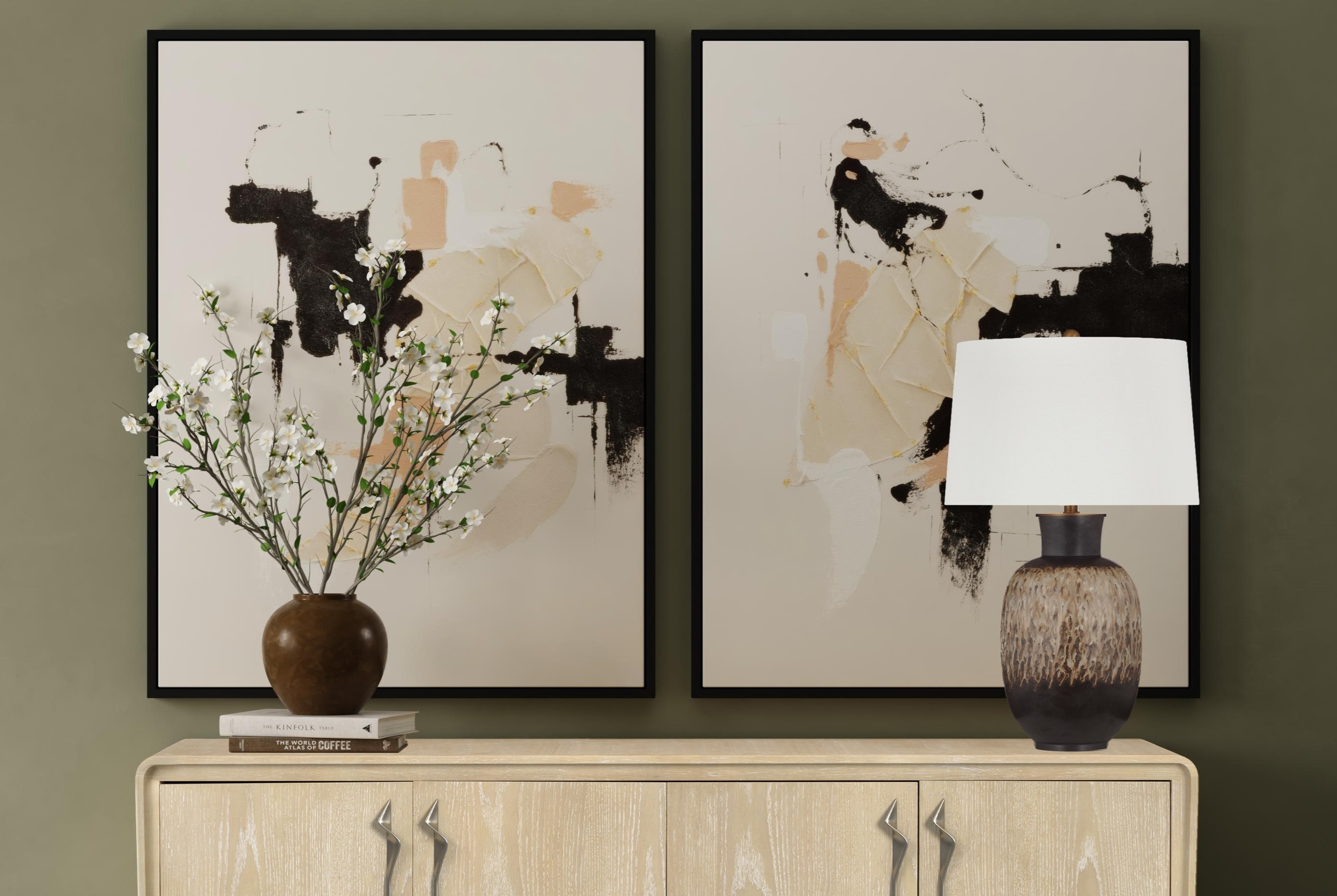 Intuitive Framed Canvas s/2