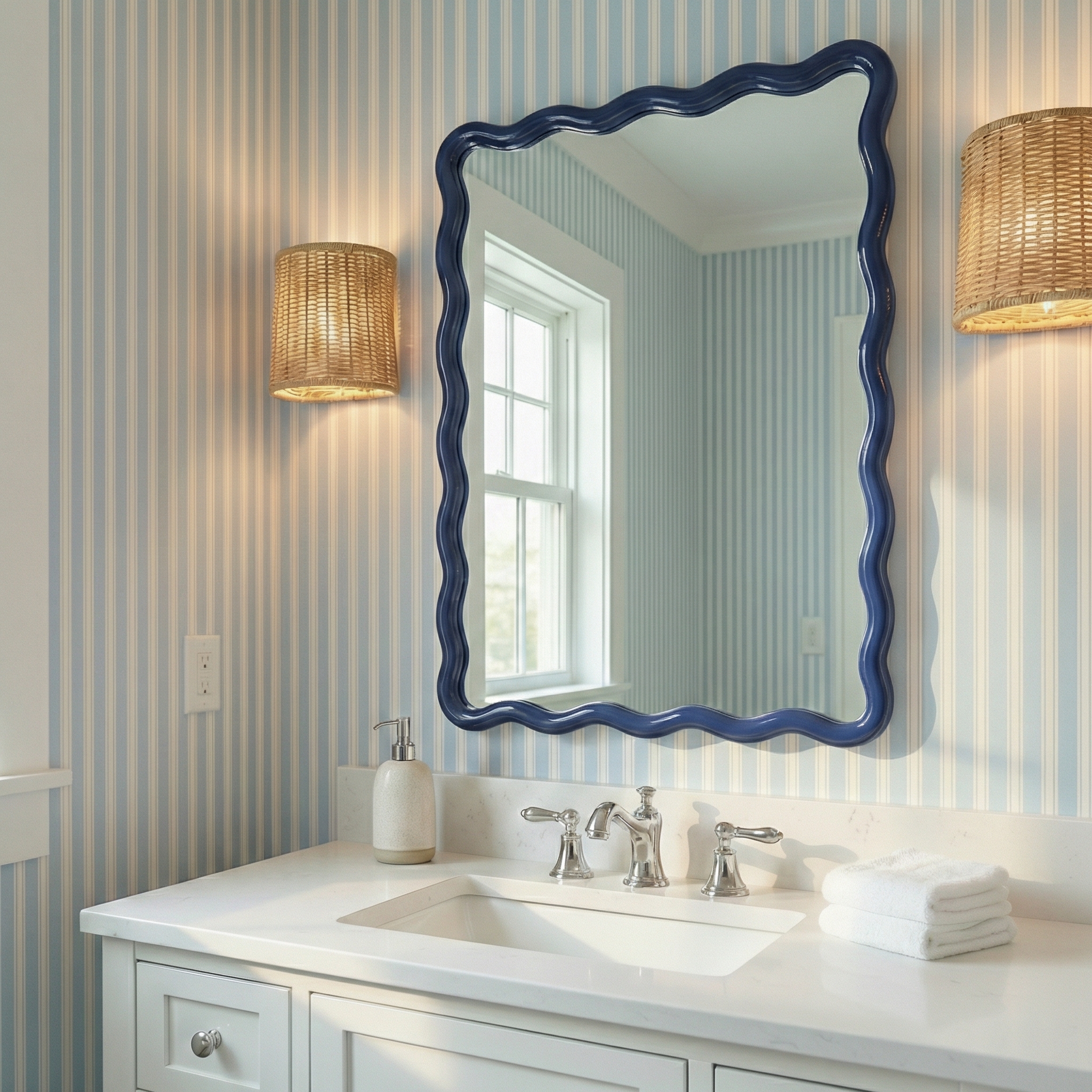 Camellia Rectangular Wall Mirror