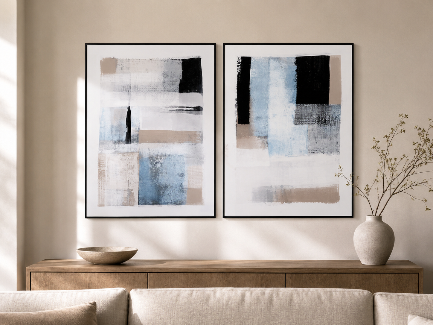 Celebrate Framed Canvas s/2