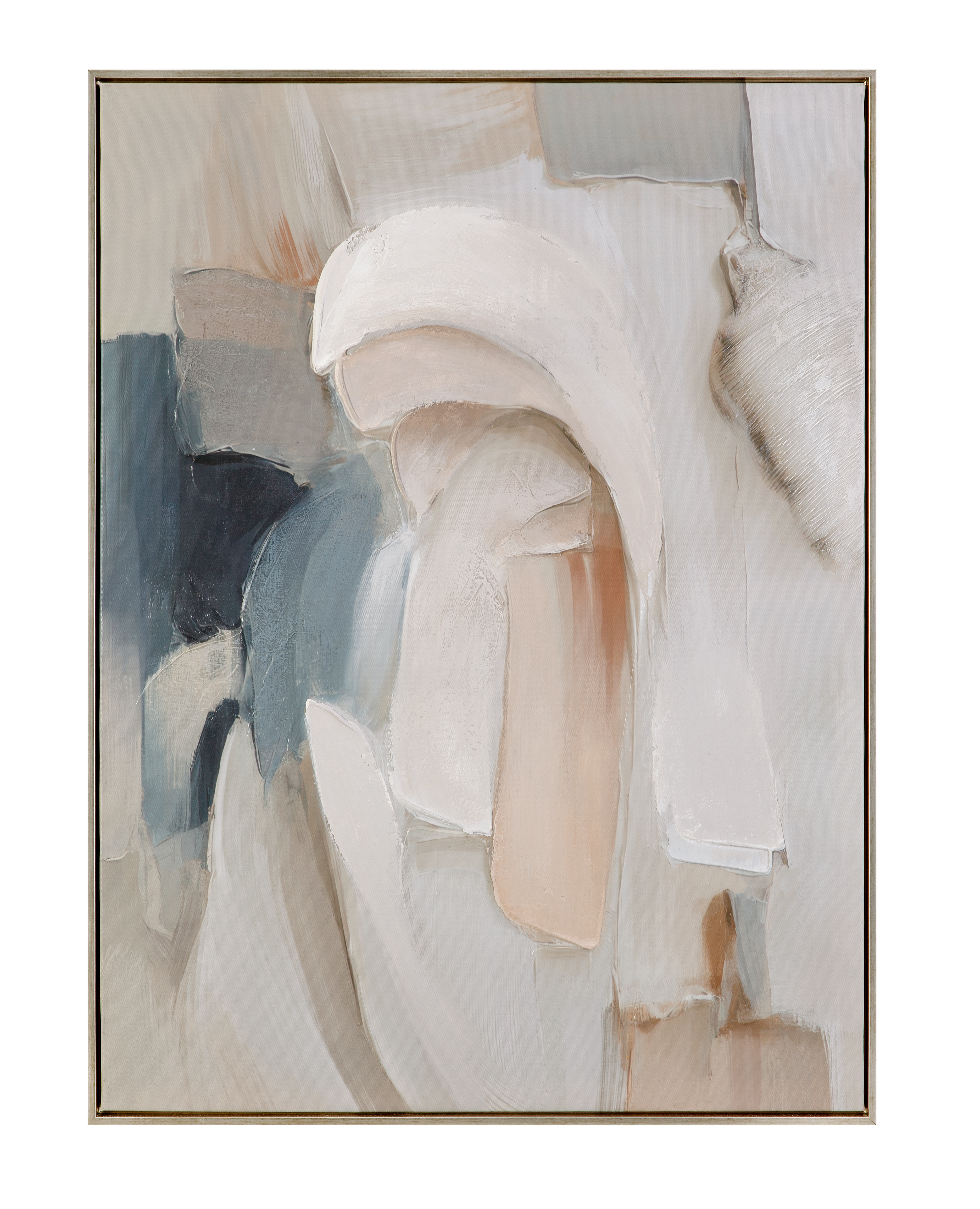 Soft Contours I Framed Canvas