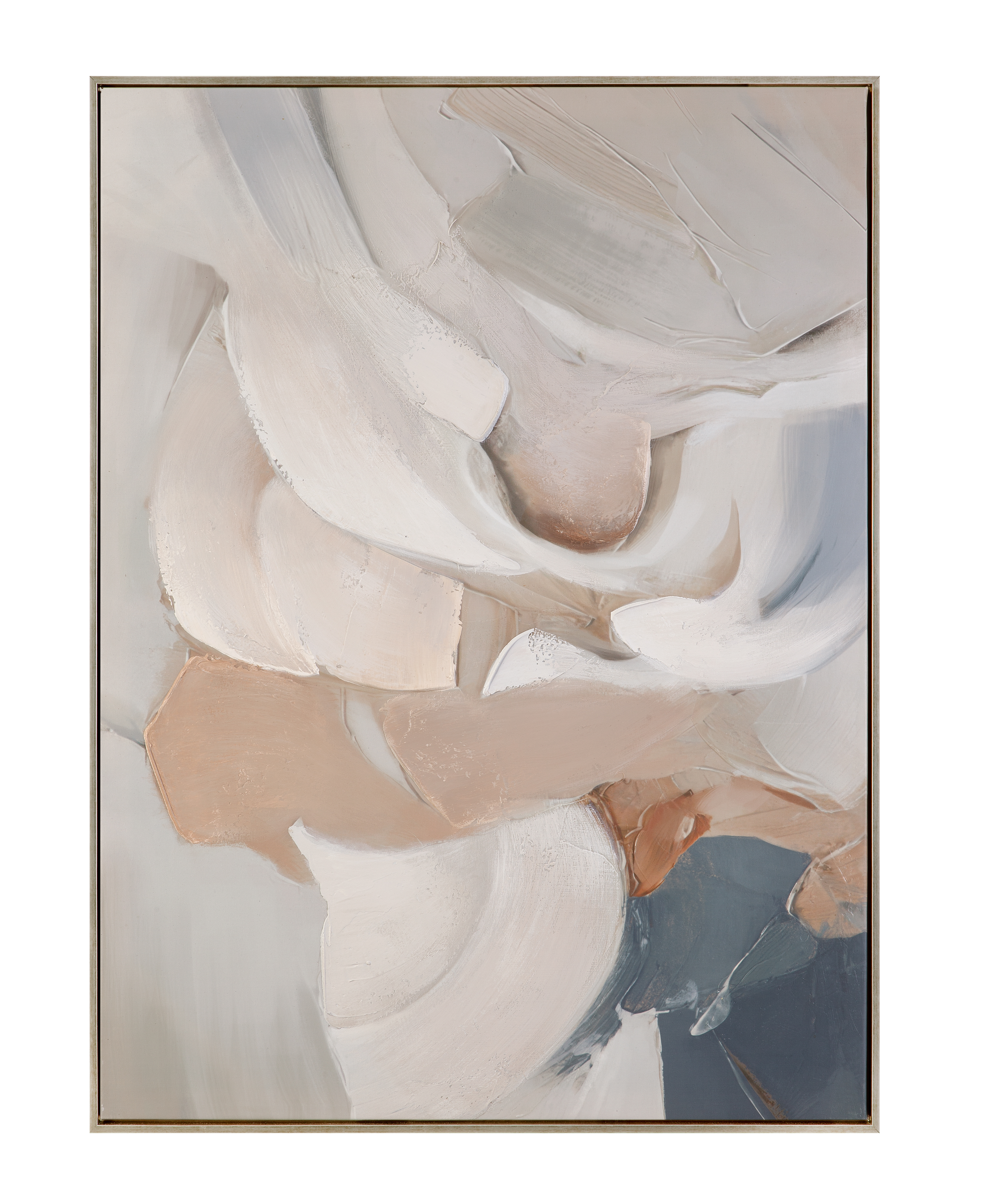 Soft Contours I Framed Canvas