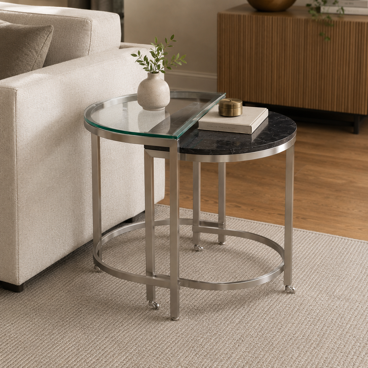 Hensley Bunching End Table