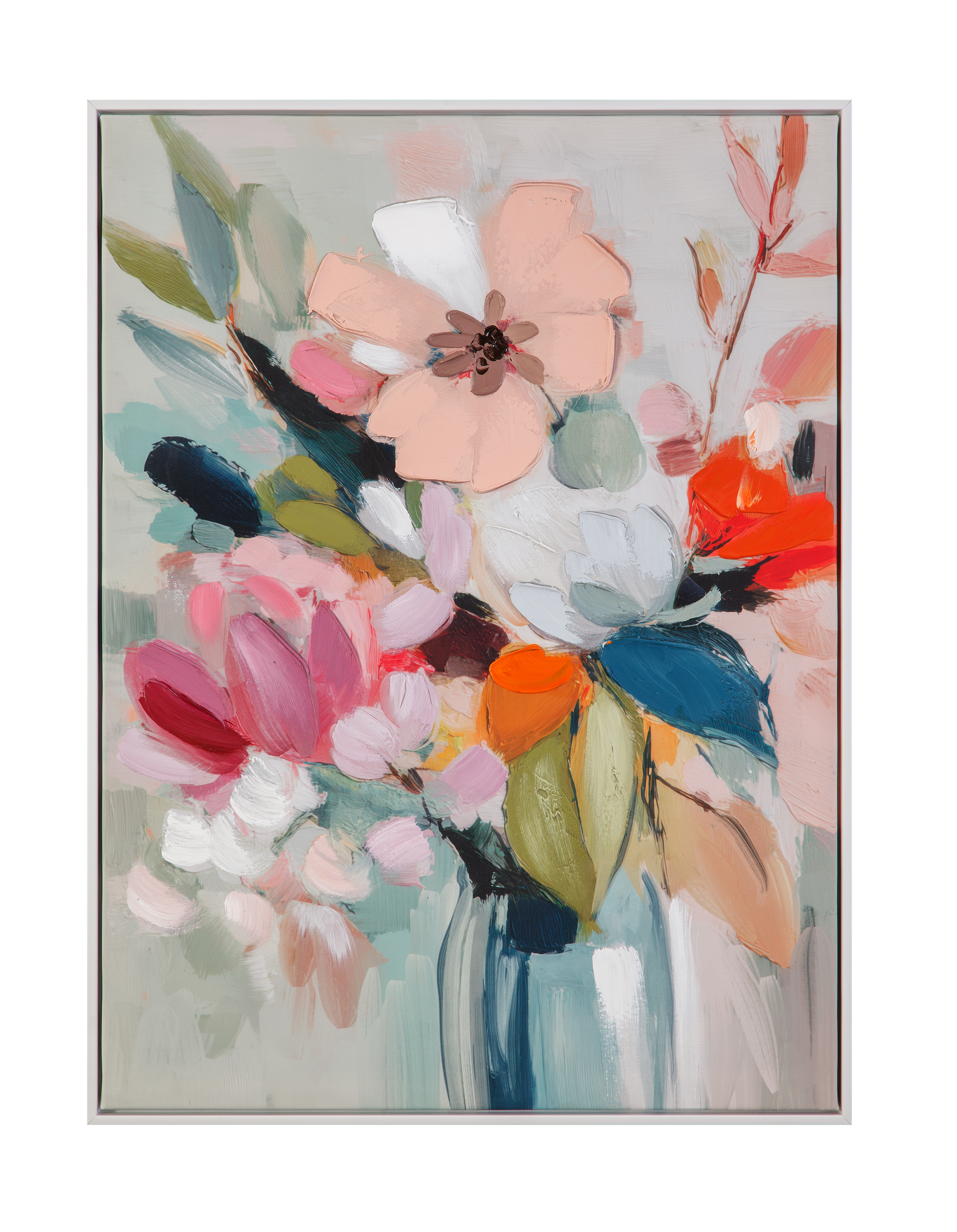 Spring Bouquet Framed Canvas