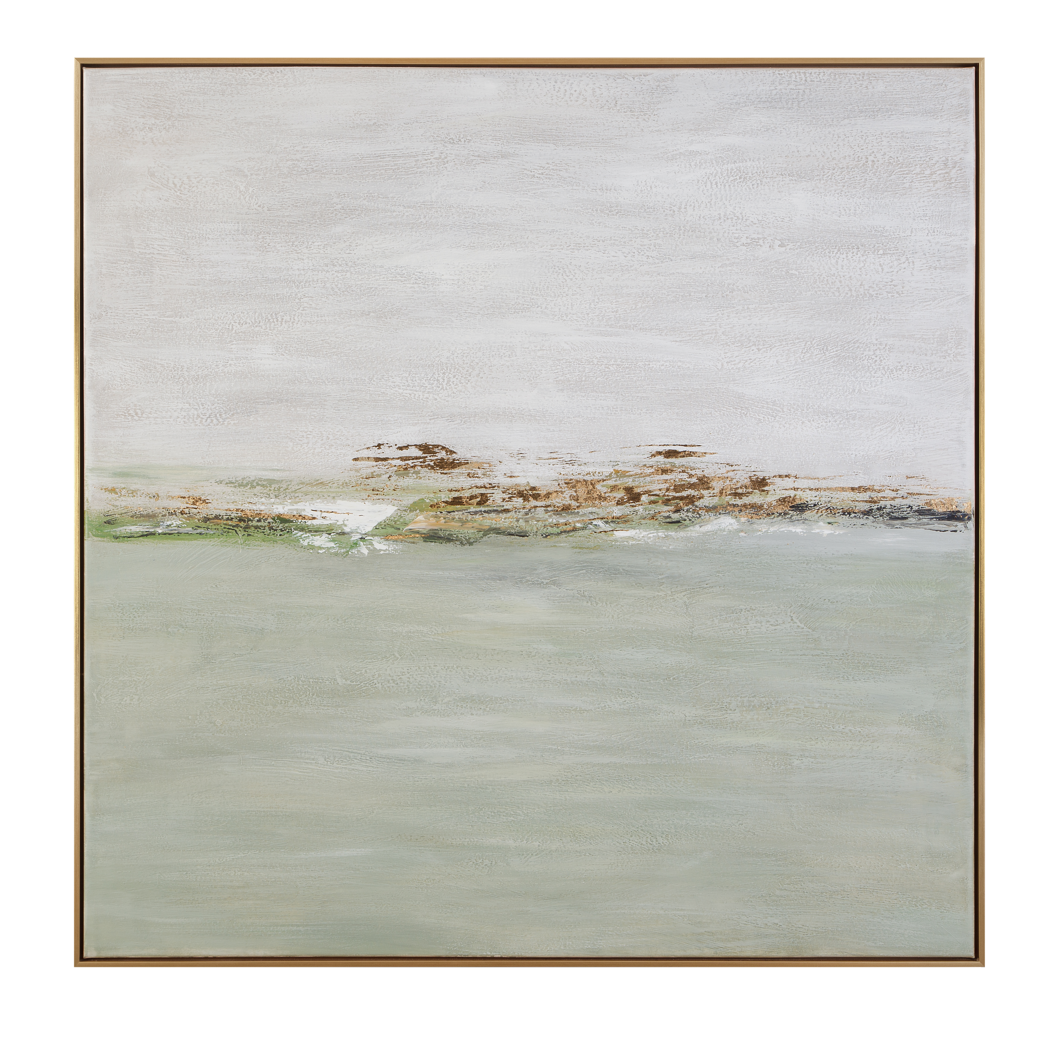 Coastal Horizon Framed Canvas