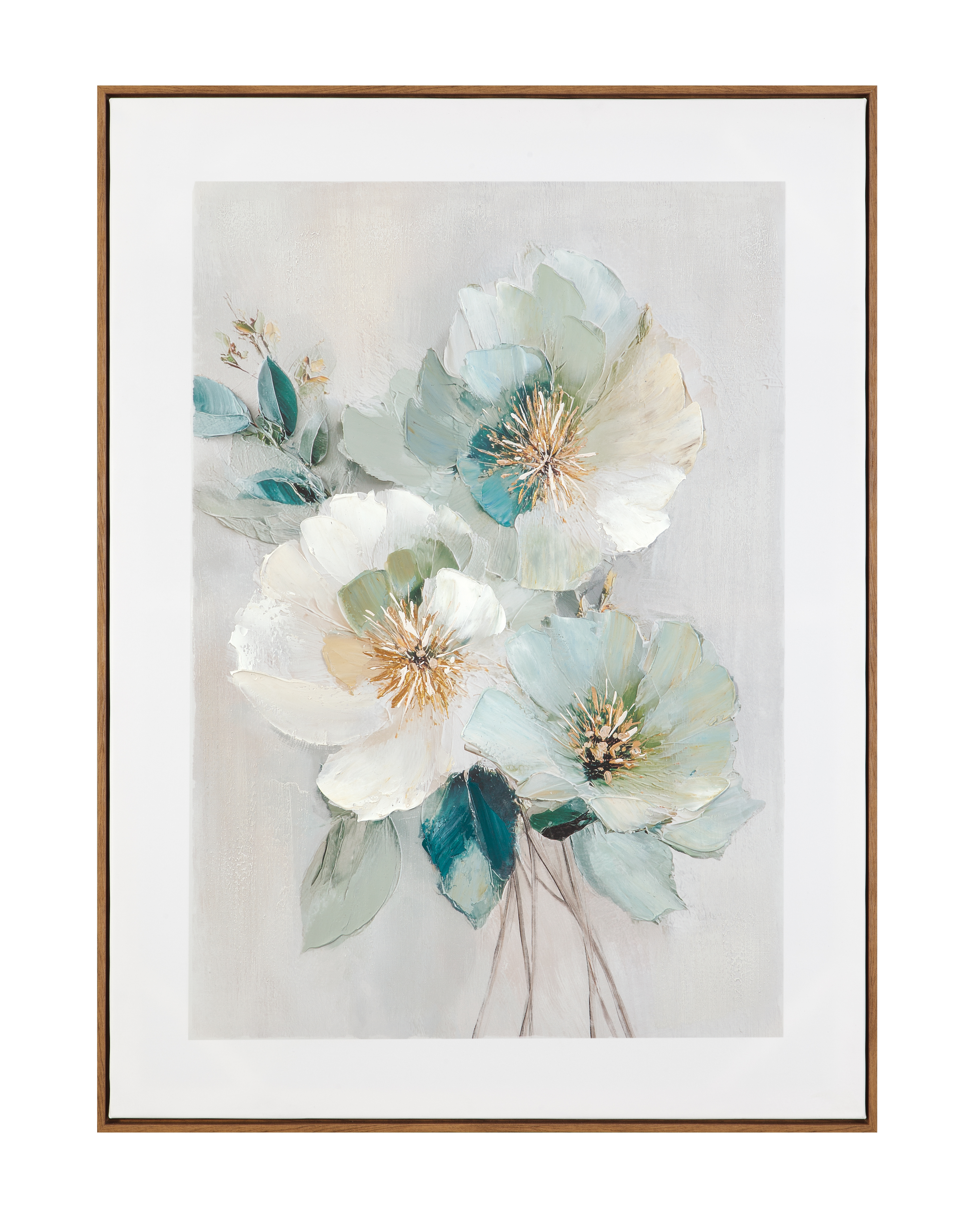 Floral Harmony I Framed Canvas