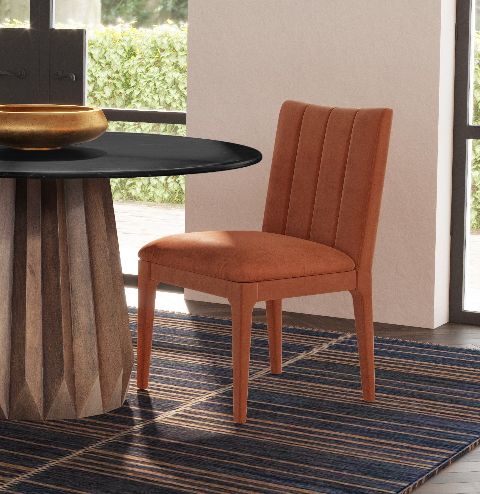 Brianne Rust Dining Chair, 2 Per Box, Priced Each