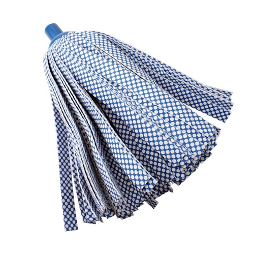 Minisvabbgarn viskos – 25cm med textilremsor