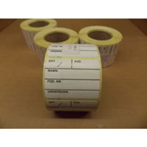 Etikett provtagning – 41x32mm 500st/rle – 500 st