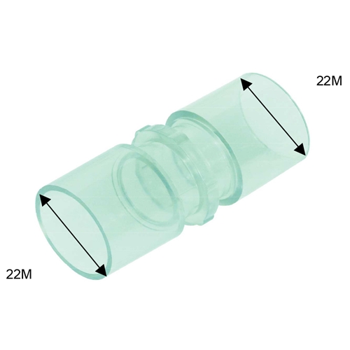 Koppling rak – 22mm 22M/22M – 40 st
