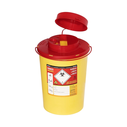 Kanylburk SafeBox – 2,2L UN med etikett