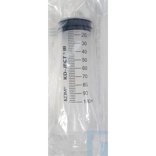 Spruta luerlock 3komp KD-Ject – 100ml grad 2ml centrerad – 25 st