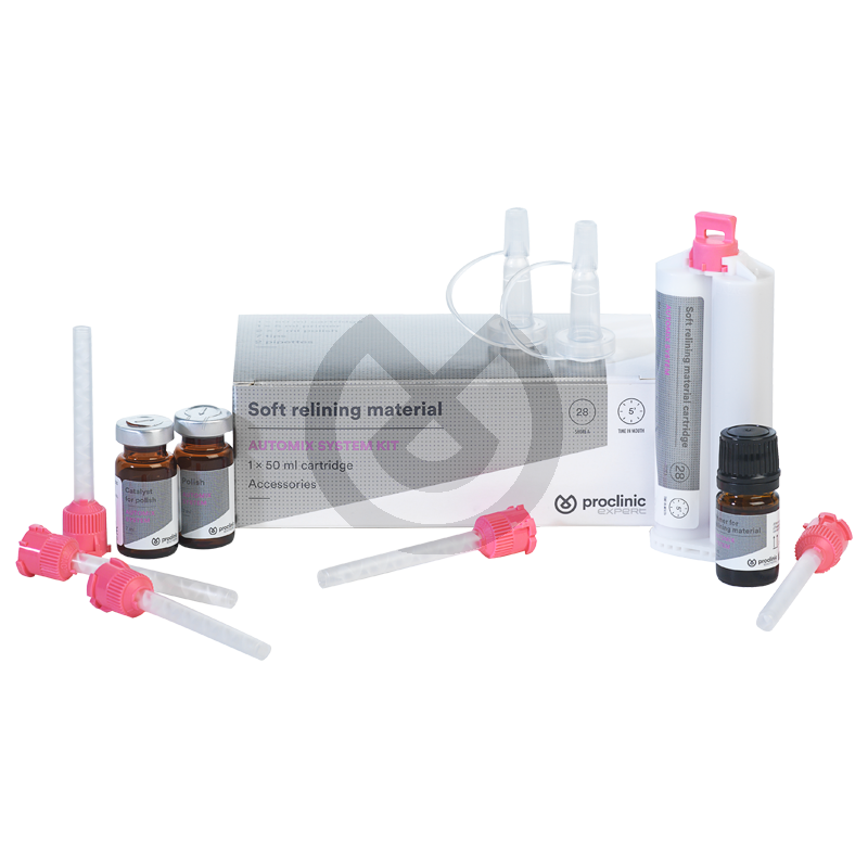 Mjukt rebaseringsmaterial, kit – PROCLINIC EXPERT