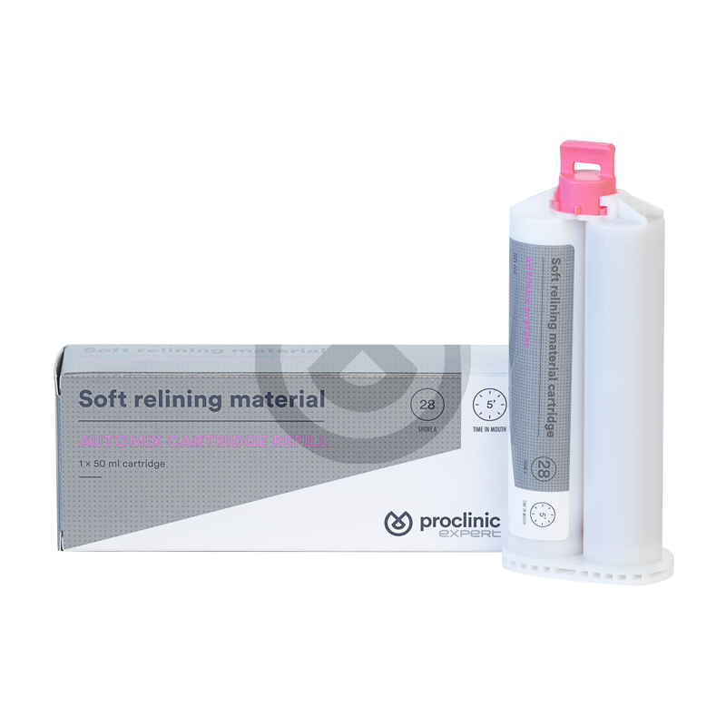 Mjukt rebaseringsmaterial, Patron refill – PROCLINIC EXPERT