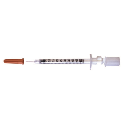 Insulinspruta med fast kanyl BD Micro-Fine+ – 0,5ml 29G (0,33)x12,7mm – 100 st