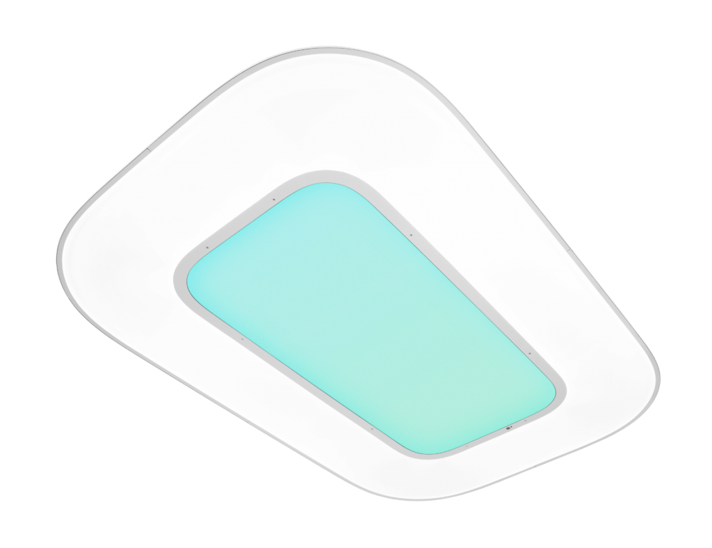 Cloud LED-armatur for klinikker fra D-TEC