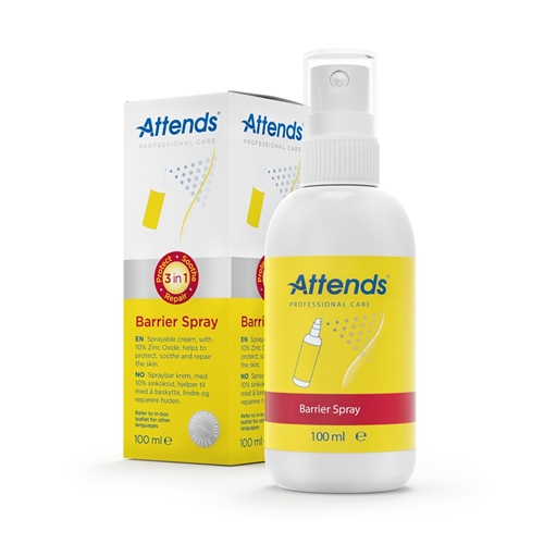 Barriärkräm Attends – 100ml Barrier Spray parfymfri – 6 st