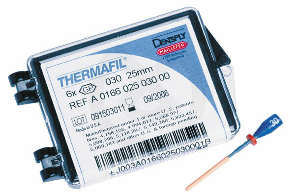 Thermafil Spetsar, storlek 20-80, 6 st. Thermafil Spetsar, storlek 20-80, 6 st.