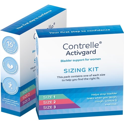Kontinensbåge Contrelle Activgard – Test-kit 1 av strl 1,2,3 krt