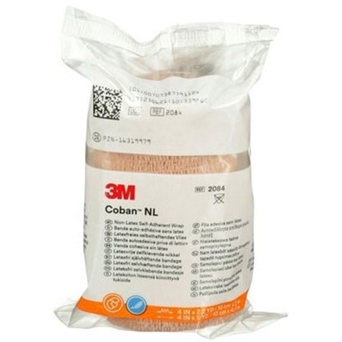 Kompressionsbinda kohesiv Coban NL – 10cmx4,6m mellanelast – 18 st