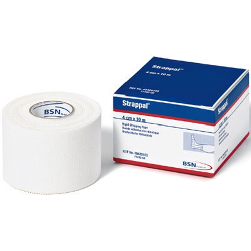 Sporttejp Strappal – 4cmx10m vit – 24 st