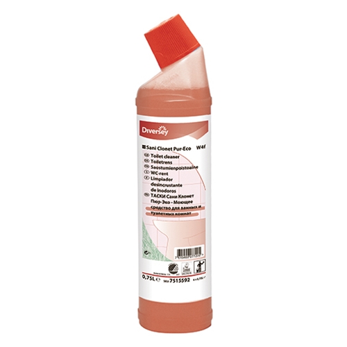 Rengöringsmedel Sanitet toa Sani Clonet – 0,75L pH=2,5 EU-Ecolabel – 6 st