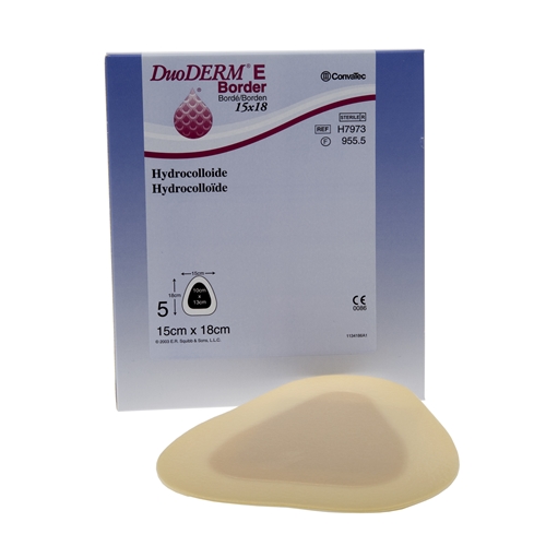 Hydrokolloidförband DuoDERM E Border – 15x18cm Sakrum – 5 st