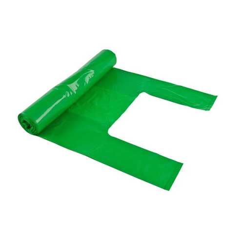 Avfallspåse LD för optisk sortering – 30L 280/170x530mm 35my grön – 25 st