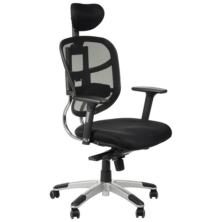 Kontorsstol med justerbart säte – HN-5018 – Svart
