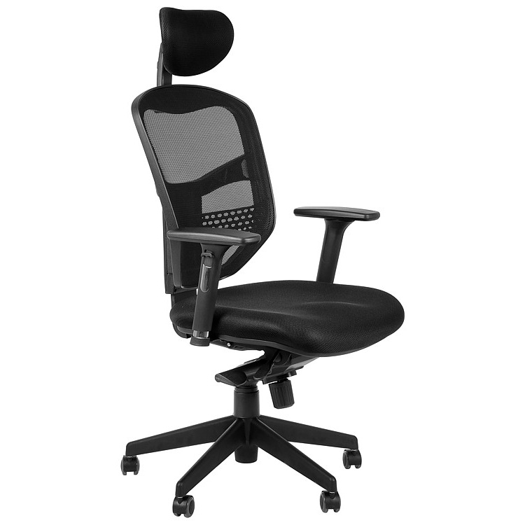 Kontorsstol med justerbart säte – HN-5038 – Svart