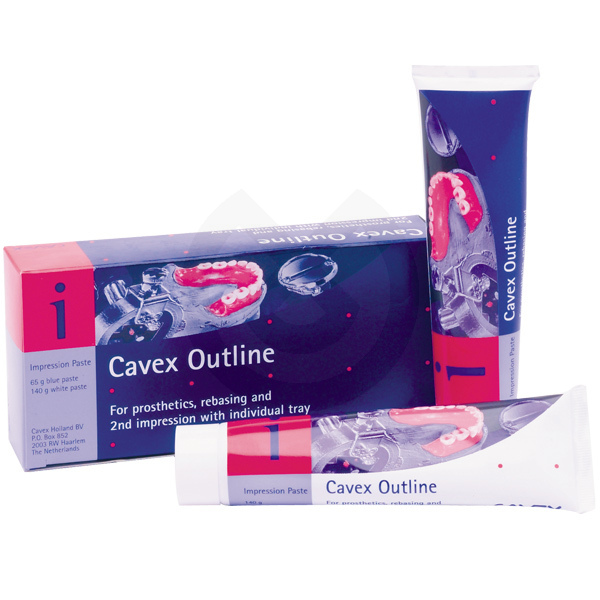 CAVEX Outline Pasta, 2 Tuber, Vit/blå – CAVEX