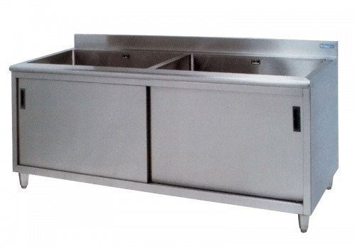 Diskbänk – 2 tvättställ – 120 x 60 x 85 cm – D10-100