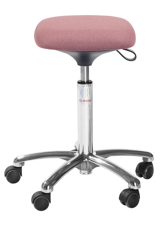 Sadelstol/Sway taburett – Tetra med fotkryss i aluminium