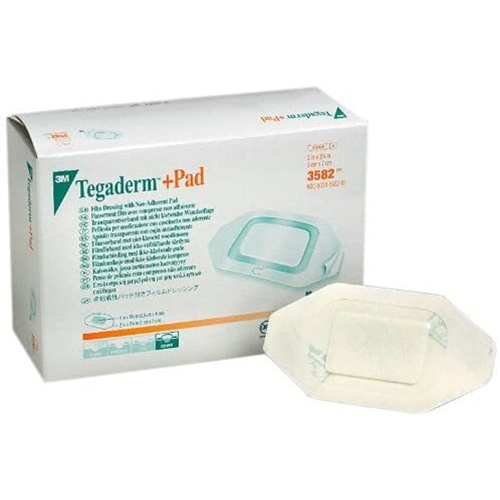 Sårfilm med dyna Tegaderm + Pad – 5x7cm (dyna 2,5x4cm) ram – 50 st