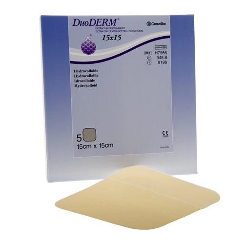 Hydrokolloidförband DuoDERM Extra Thin – 15x15cm – 5 st