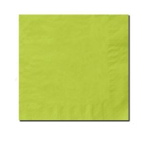 Servett tissue 1/4-vikt 3L – 33x33cm kiwi/lime – 125 st