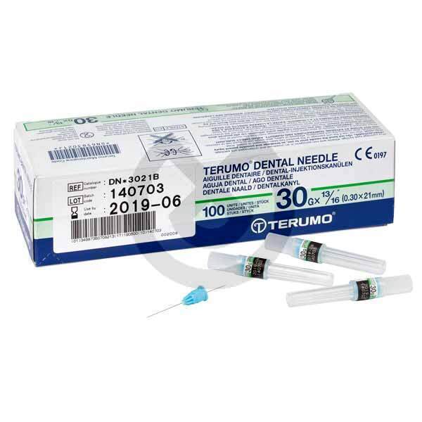 Sterila kanyler i rostfritt stål 27G (0,4 x 21mm) 100 st. – Terumo – TERUMO