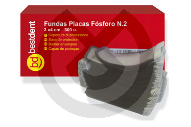 Hygienskydd för bildplattor nr. 2 -3×4- (300 st.) – BESTDENT