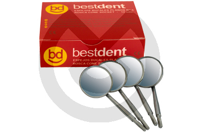 Platta munspeglar nr. 5 CS, 12 st. – BESTDENT