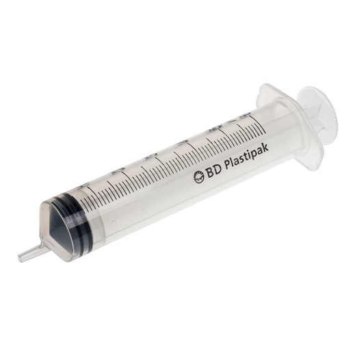 Spruta luer 3komp Plastipak – 50ml grad 1ml excentrisk – 60 st