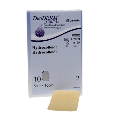 Hydrokolloidförband DuoDERM Extra Thin – 5x10cm – 10 st