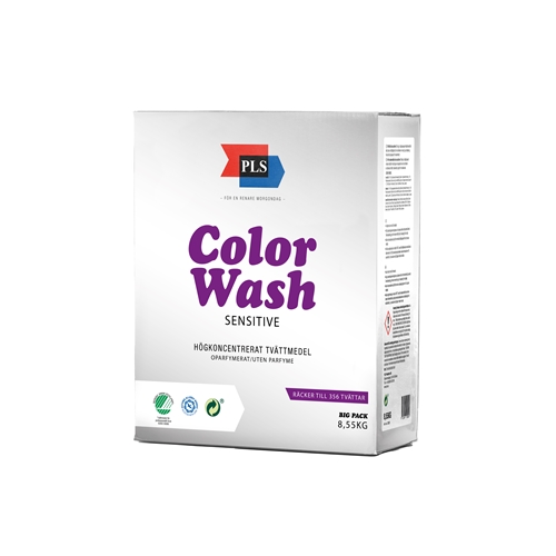 Tvättmedel pulv Colorwash – 8,55kg oparf kulör Svanen
